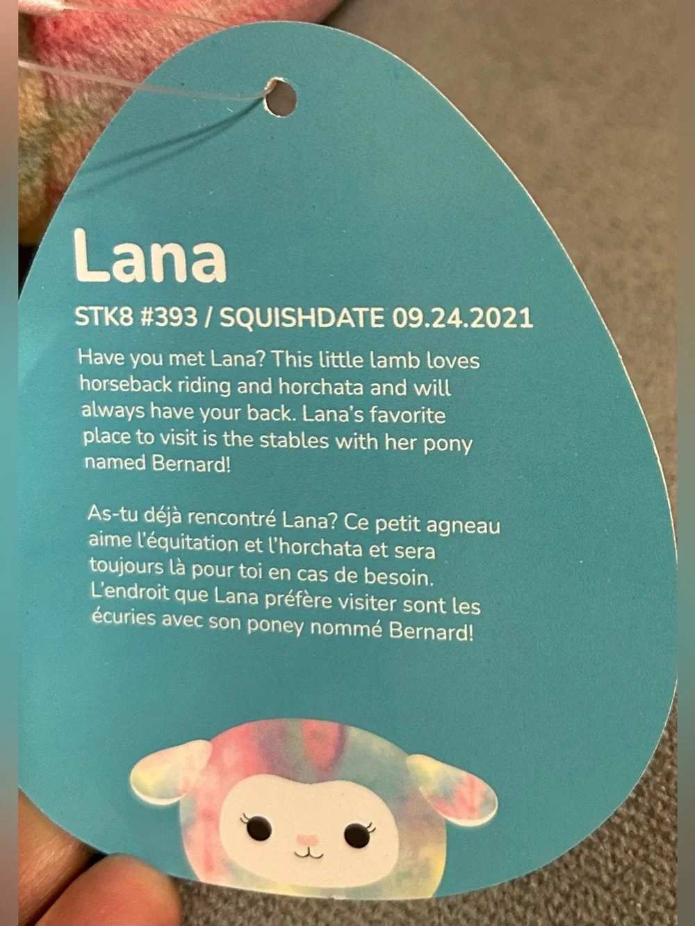 Squishmallow Lana Stackable 11”
